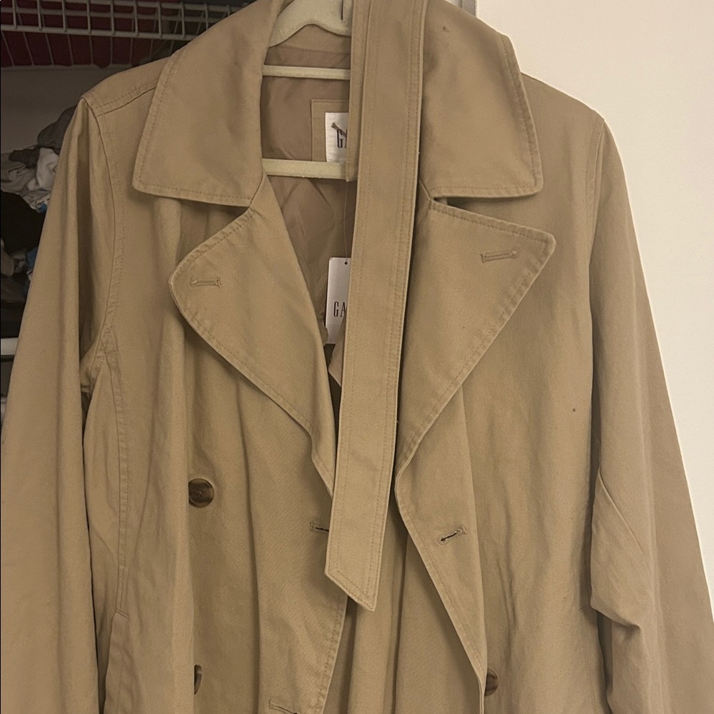 GAP Tan Trench Coat